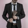 ست هدیه کیف پول، جاکلیدی و جای کارت صنایع دستی ایرانی ارزشمند برای آقایان