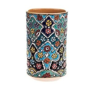 قلمدان سفالی – میناکاری، سبک هیراد