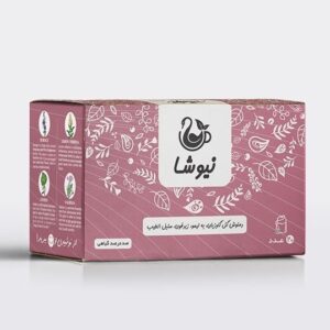 دمنوش گیاهی ترکیبی: گل گاوزبان، به لیمو، نمدار و سنبل الطیب ۷۰ گرم (۱۰ عدد)