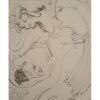 نقاشی مینیاتور اصیل ایرانی: آبرنگ – فرشته و دیو