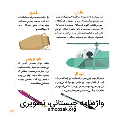 فرهنگ تصویری فارسی برای کودکان و نوپاها
