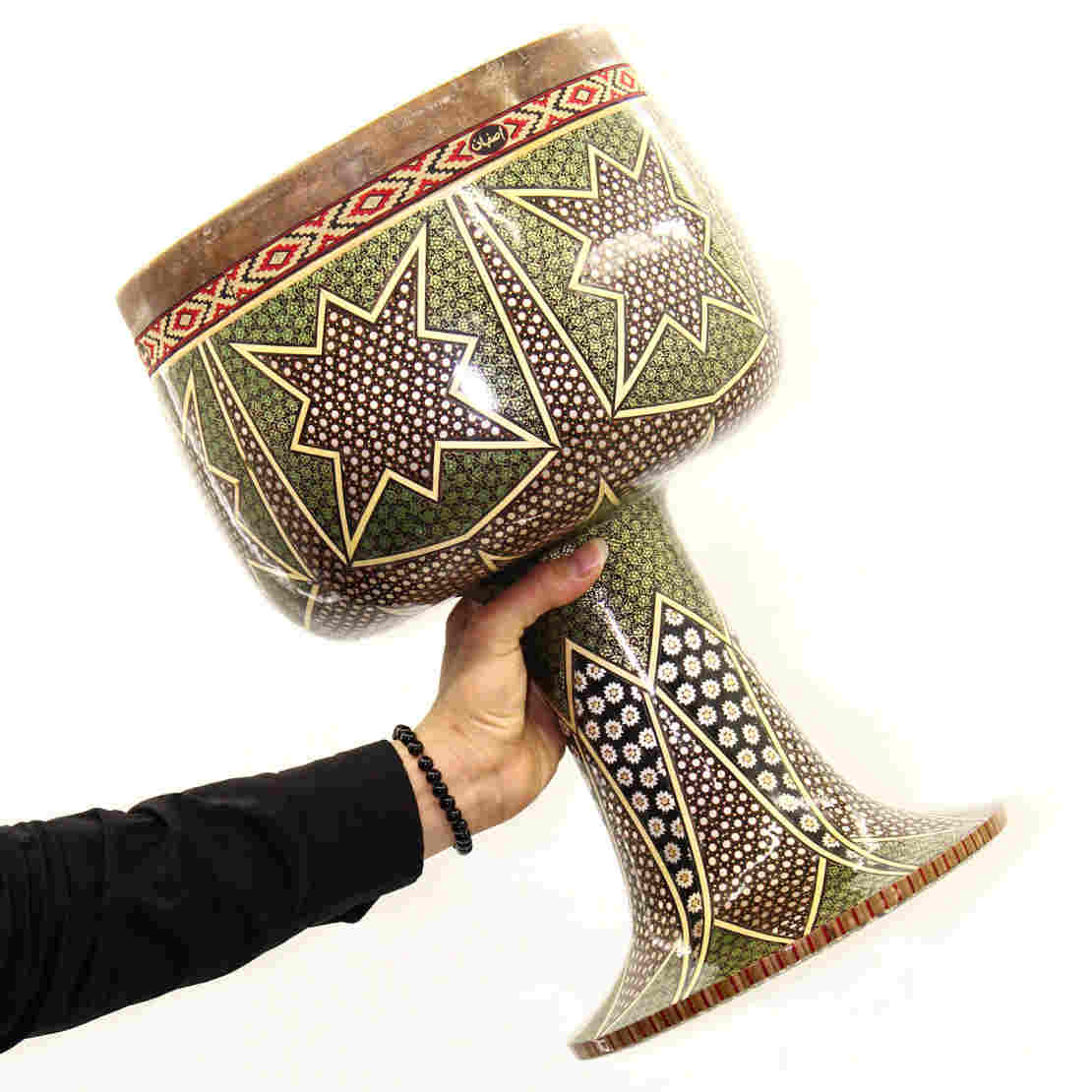 طبل تمبک ایرانی – مدل ستاره شیرانی