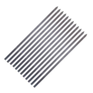 دوازده سیخ آلومینیومی (50 سانتی‌متری) برای جوجه کباب و کباب کردن