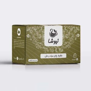 چای سیاه نیوشا با طعم هل، 70 گرم (10 عدد)