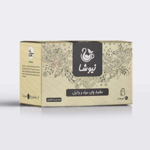 چای سیاه نیوشا با طعم وانیل، بسته 10 عددی، 70 گرم