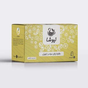 چای سیاه نیوشا با طعم زنجبیل، بسته 10 عددی، 70 گرمی