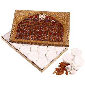 گز آردی کرمانی: ۳۸٪ پسته – نوقا سنتی ایرانی با گلاب – ۵۰۰ گرم