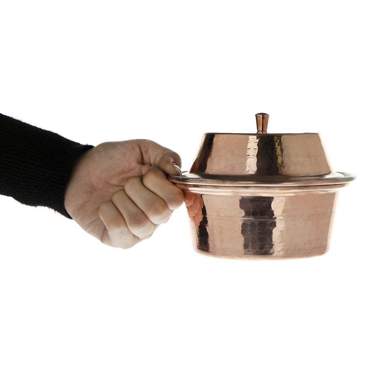 قابلمه مسی زنجان – سبک آشپزی سنتی چکشی W542