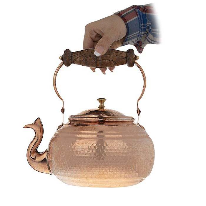 کتری مسی ایرانی بادوام، سنتی چکش‌کاری شده