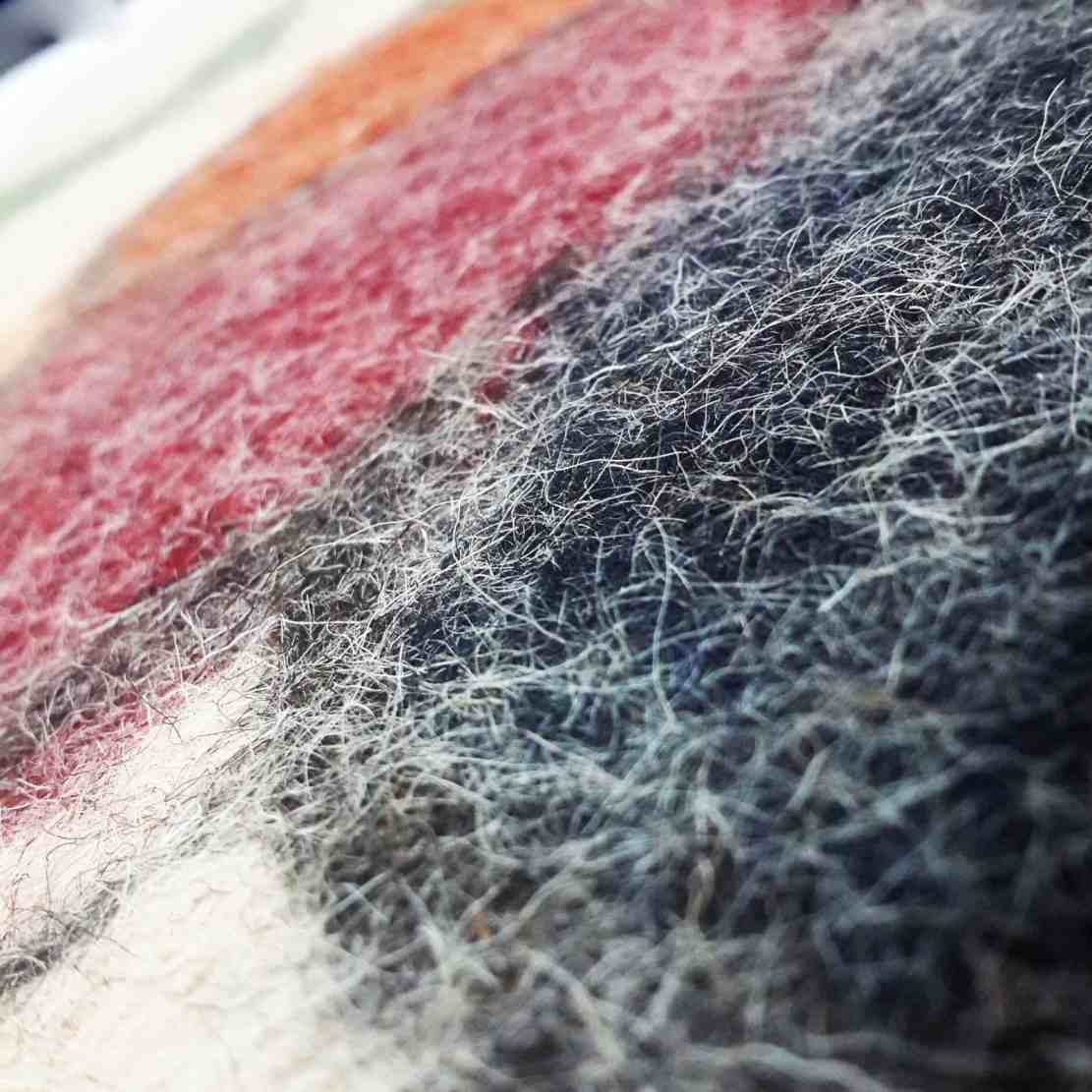 فرش نمدی پشمی ایرانی، ۱۰۰٪ طبیعی و دستباف، Teb205