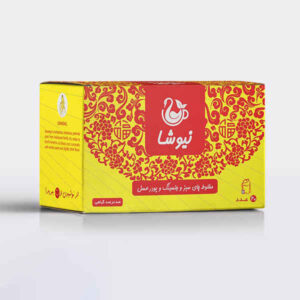چای سبز نیوشا با طعم جینسینگ و عسل، 70 گرم (10 عدد)