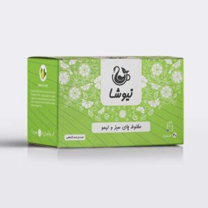 چای سبز نیوشا با طعم لیمو، 70 گرم (10 عدد)