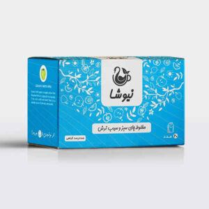 چای سبز نیوشا با طعم سیب ترش، 70 گرم (10 عدد)