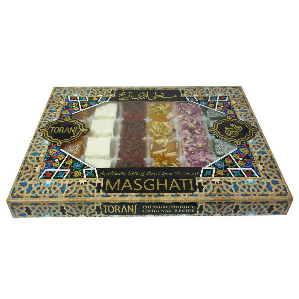 حلوای مسقطی لاری ایرانی با گلبرگهای گل، ۴۰۰ گرم (۳ عدد)