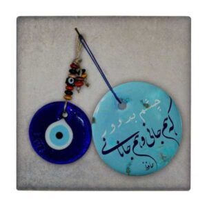 کاشی سرامیکی قاب‌دار تزئینی ایرانی – wk1496