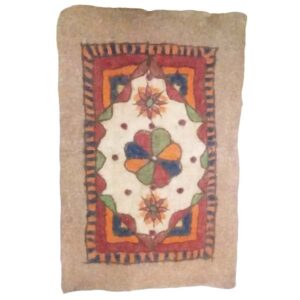 فرش نمدی پشمی ایرانی، ۱۰۰٪ طبیعی و دستباف، Teb20
