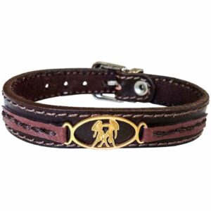 دستبند چرم ایرانی برای آقایان و خانم‌ها – نماد خرداد
