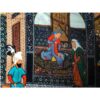شال طرح‌دار زنانه طرح هنری شاهنامه اسکندر