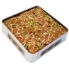 سوهان عسلی قم – پسته سنتی & بادام با تافی شکننده زعفران-گلاب