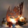 جاشمعی رومیزی چوبی طرح ایرانی مدل Tomara