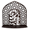 جاشمعی رومیزی چوبی طرح خوشنویسی ایرانی