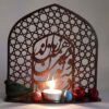 جاشمعی رومیزی چوبی طرح خوشنویسی ایرانی