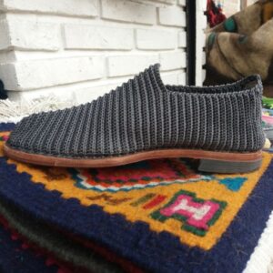 کفش گیوه – کفش دستساز ایرانی، تنفسپذیر، مدل کلاش خاکستری