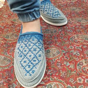 کفش گیوه – کفش دست‌ساز ایرانی و قابل تنفس مدل زنجان