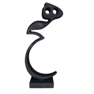 تندیس خوشنویسی هیچ فارسی با پایه چوبی G325