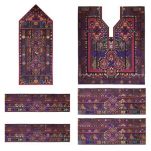 پنل لباس بلوچی دستبافت – کهنوجی