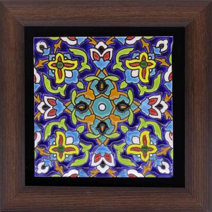 کاشی سرامیکی قاب‌دار تزئینی ایرانی – سنتی