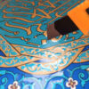 کاشی اسلامی قاب‌دار تزئینی – بسمله