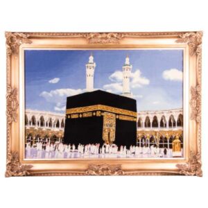 فرش دیواری دستباف اسلامی طرح کعبه