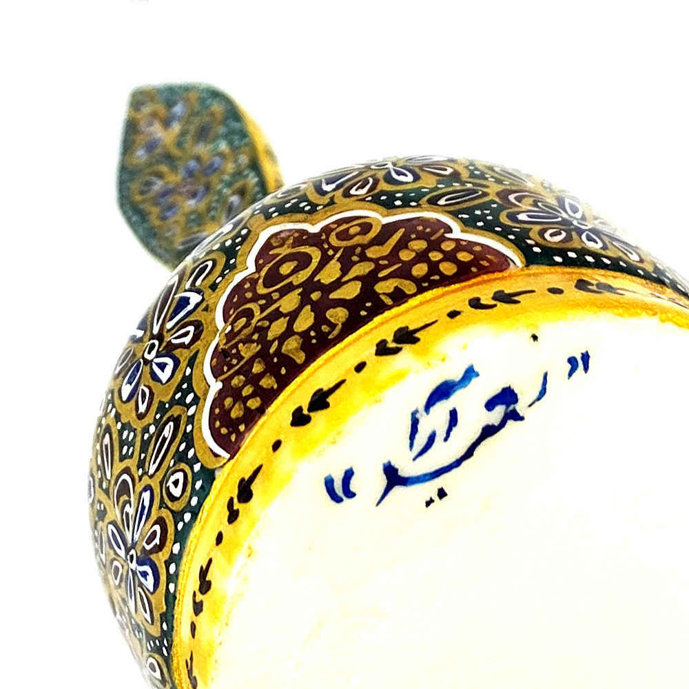 جا مدادی خط چشم ایرانی ساخته شده با سرمه استخوان شتری یا سرمه دانی زرد