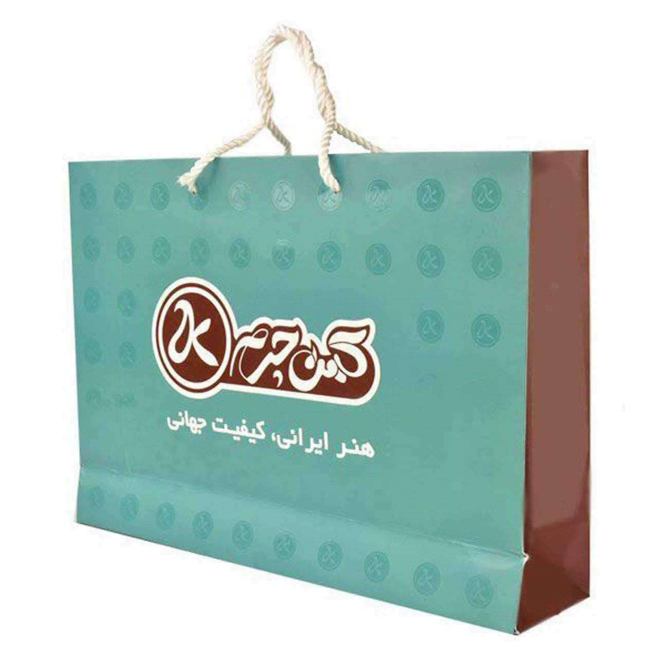 کیف پول بلند چرم ایرانی با طرح فروهر