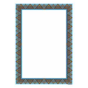 کاغذ تذهیب رنگی زرشکی A4 – ماهی (100x)
