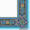 کاغذ تذهیب آبی رنگی A4 (100x)