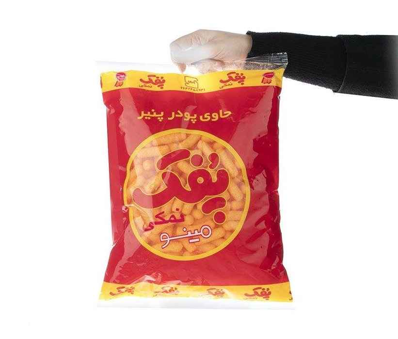 پفک ایرانی مینو – اسنک پفکی پنیری، ۱۱۰ گرم (۱۳x)
