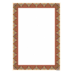 کاغذ تذهیب مدل ماهی A4 (100x)