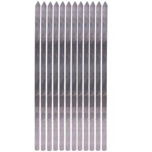 دوازده سیخ کباب استیل (63 سانتی‌متر) برای کباب کوبیده، آدانا، کوفته و کباب کردن