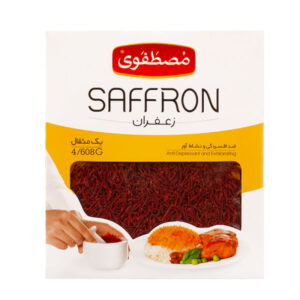زعفران سرگل ایرانی مصطفوی – ۲ بسته کیفیت اصیل – ۴.۶ گرمی