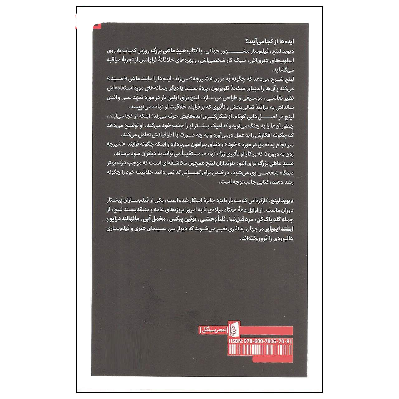 کتاب صید ماهی بزرگ اثر دیوید لینچ (فارسی)
