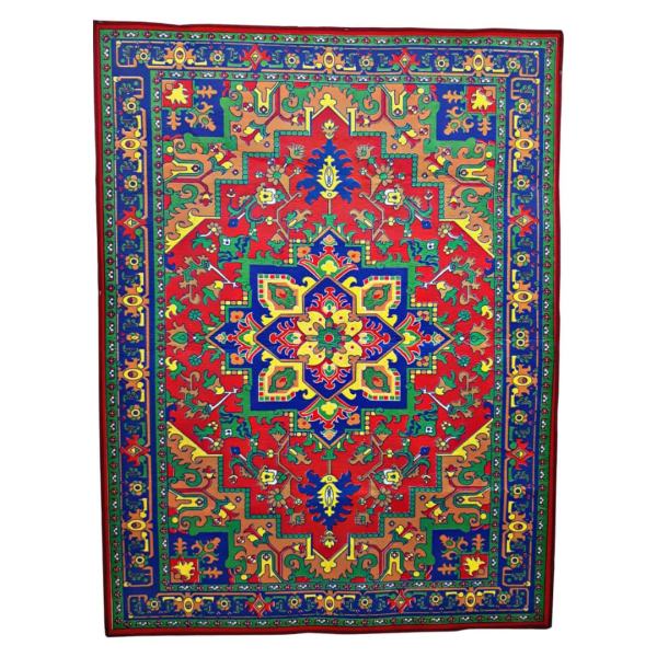 فرش نمدی پشمی ایرانی، ۱۰۰٪ طبیعی و دستباف، هریس ۱