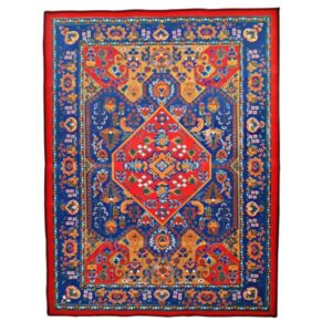 فرش نمدی پشمی ایرانی، ۱۰۰٪ طبیعی و دستباف، هریس ۲