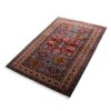 فرش دستباف کارن طرح هندسی - کرک آبی