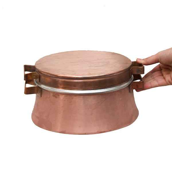 قابلمه مسی زنجان – سرویس پخت و پز سنتی چکشی ۴ عددی