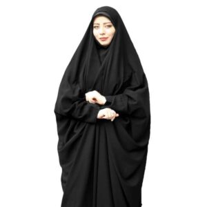 چادر مشکی عربی اسلامی، حجاب بانوان و نمازگزار صدفی