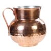 مجموعه پارچ و فنجان مسی سنتی ایرانی طرح حنا