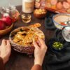 سوهان و گز مخلوط – شیرینی سنتی ایرانی در جعبه کادویی (660 گرم)