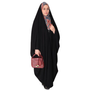 حجاب چادر مشکی عربی اسلامی برای زنان و نمازگزاران – زهرا